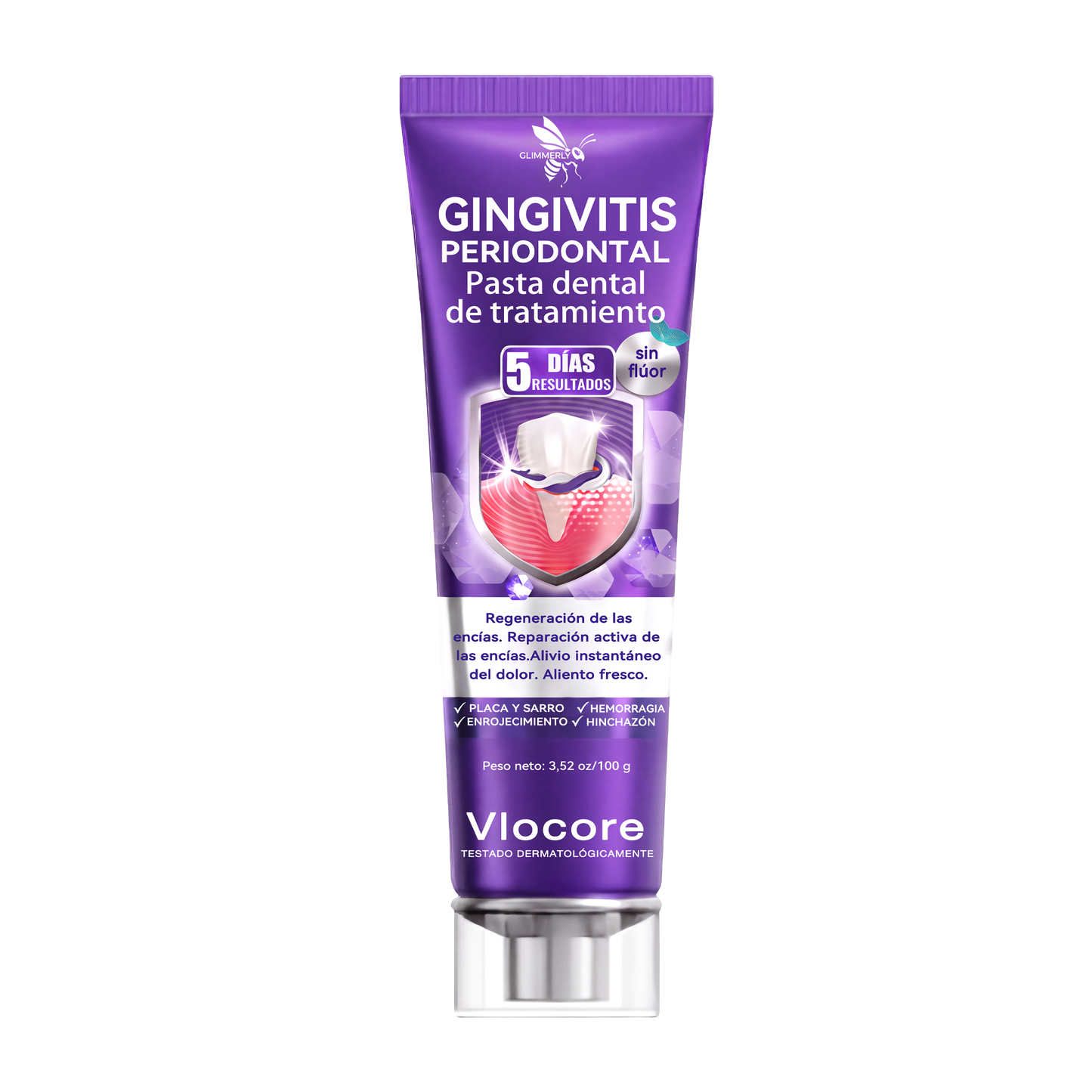 🛍️💶GLIMMERLY® VioCore: pasta dentífrica para el tratamiento de la gingivitis y la periodontitis con veneno de abeja