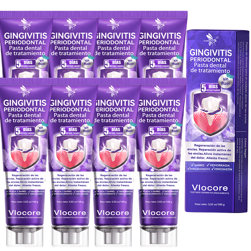 墨西哥 GLIMMERLY® VioCore: pasta dentífrica para el tratamiento de la gingivitis y la periodontitis con veneno de abeja