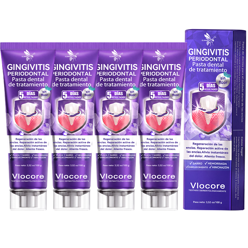 墨西哥 GLIMMERLY® VioCore: pasta dentífrica para el tratamiento de la gingivitis y la periodontitis con veneno de abeja
